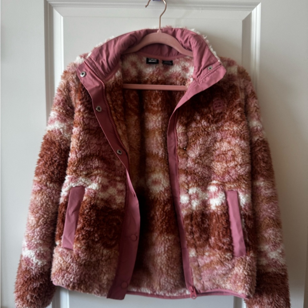 BILLABONG Size Small Rose Fleece Jacket
